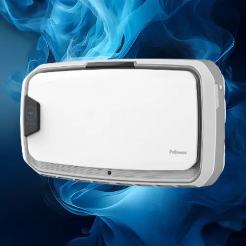 Purificateur d’air Array™ avancé mural AW2 vu de côté